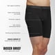 thumbnail image 2 of Calzoncillo bóxer adidas para hombre, paquete de 3 unidades, negro, gris ónix y negro, microfibra, 2 of 3