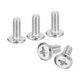 thumbnail image 1 of Tornillos de cabeza redonda plana Phillips M4x10mm de Uxcell, paquete de 10 tornillos de máquina con accionamiento Phillips de acero inoxidable 304, 1 of 7