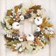 thumbnail image 1 of Corona de otoño para puerta de 14/18 pulgadas, guirnalda de otoño de bayas de ratán artificial para Halloween, coronas de Halloween para decoración de puertas delanteras, corona de calabaza para decor, 1 of 7