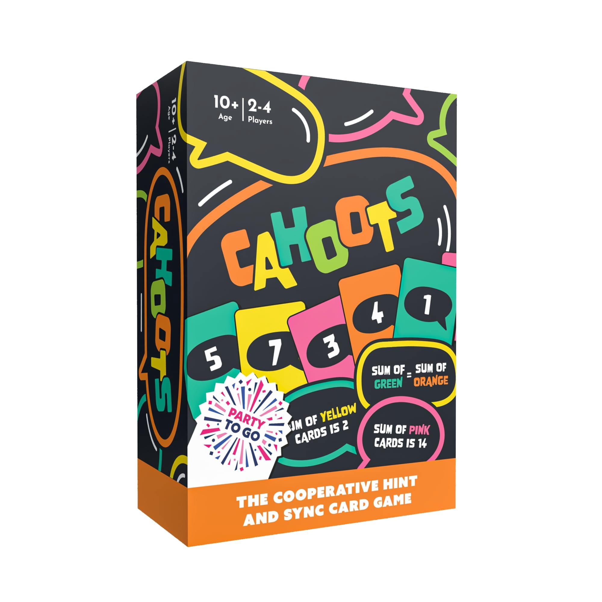 Juego De Cartas Gamewright Cahoots Cooperative Party To Go