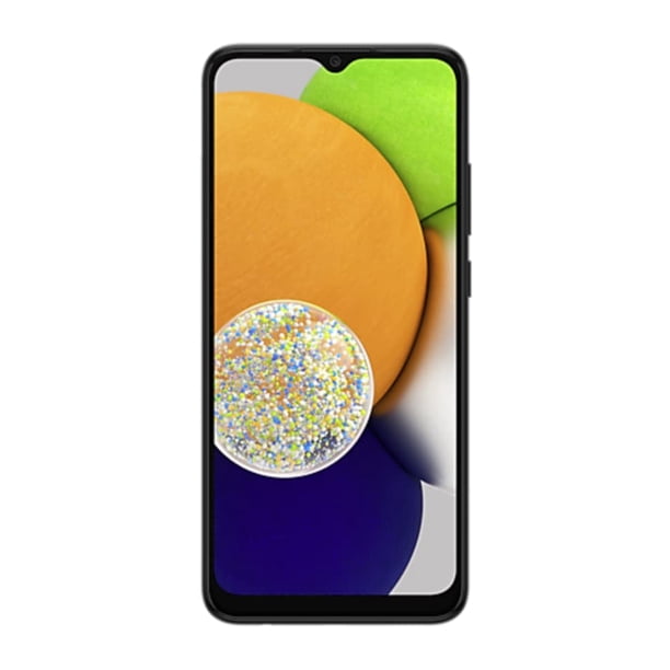SAMSUNG Electronics Galaxy A03 Celular, smartphone Android GSM desbloqueado de fábrica, 32 GB, batería de larga duración, versión internacional (negro) (reacondicionado)