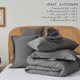 thumbnail image 4 of Juego de edredón HIMEET, color gris, tamaño queen, para todas las estaciones, 7 piezas, 4 of 8