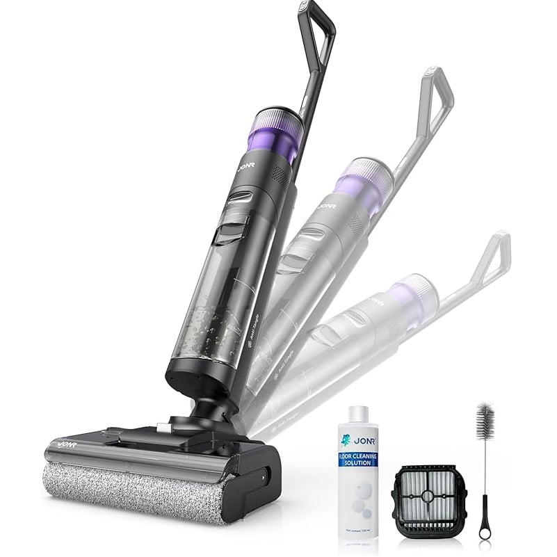 Jonr, Xiaomi Ecosistema - Jonr Ed12 Pro Max – Aspiradora Inalámbrica En Seco Y Húmedo, Con Diseño Plano De 180°, 17000pa