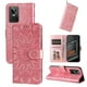 thumbnail image 5 of Funda tipo cartera FOXDOCK para Realme GT Neo 3 , diseño girasol en relieve, cuero PU, cierre magnético, soporte y tarjetero, 5 of 5