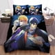 thumbnail image 1 of Jojo Bizarre Adventure Bed Sheet Duvet Cover Bedding Set & Pillowcase3-Piece Bedding Set (1 Duvet Cover + 2 Pillow Shams), 1 of 5