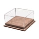 thumbnail image 2 of Vitrina Para Maquetas De Dos Coches A Escala 1/64, Accesorios Portátiles, Tapa De Acrílico Transparente, Color Café, 2 of 5