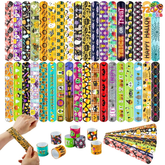Pulseras Joyin Halloween, 72 unidades, para niños, niñas y niños