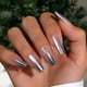 thumbnail image 2 of Pulse On Nails JOYVVEW, francés, cuadrado, azul cromado, degradado, 2 of 5