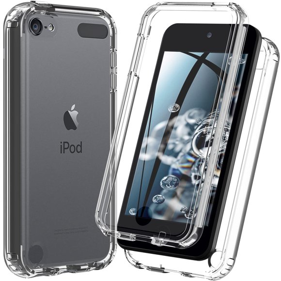 Funda de silicona transparente resistente a golpes para iPod Touch 7/6/5 Hensinple