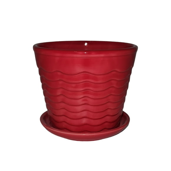 Molde Queque Flor Negro loza 1 pieza