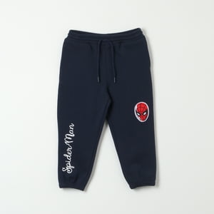 Pantalon De Buzo Niño Spiderman Logo Azul Marvel