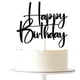 thumbnail image 1 of Topper para pastel Gtseryeio negro con brillo Happy Birthday, 1 of 8