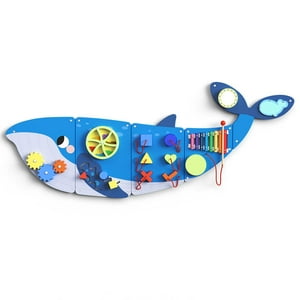 Tablero De Actividades Para Pared, Bluewood Whale, Aprendizaje Para Niños Pequeños