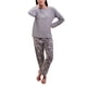 thumbnail image 1 of Pijama Micropolar Mujer 8522 Gris L, 1 of 2