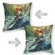 thumbnail image 2 of Paddington en Perú Fundas de almohada de terciopelo con tema, regalos de funda de almohada, decoración para el hogar, cojín de lanzar, regalo de cumpleaños para fans y parejas. 45cm x 45cm., 2 of 6