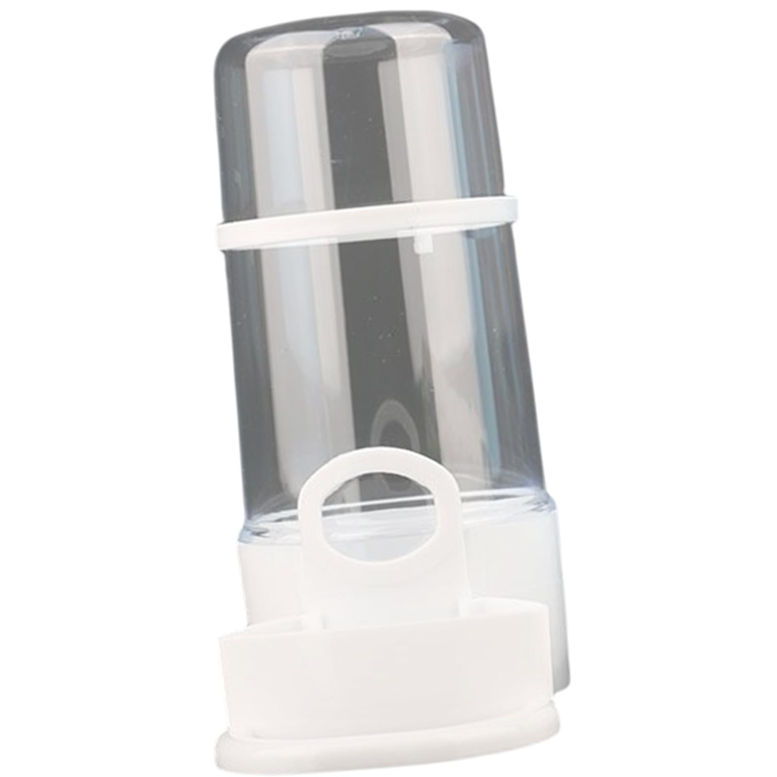 Magideal - Contenedor De Comedero Automático Para Pájaros, De Agua Sin Desorden Con Dispensador De Semillas De Alimentos Para Hámster Perca Para , Claro
