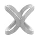 thumbnail image 2 of Anillo de boda de seda de gasa bufanda clip anillo titular de la boda hebilla cruzada, 2 of 5
