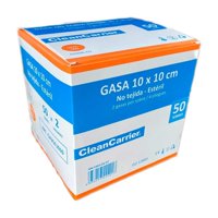 Cleancarrier - Gasa Estéril 10X10, No Tejida 4 (50 Unidades)