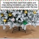 thumbnail image 2 of Árbol de Navidad Yaheetech 6 Pies Abeto Flocado Blanco, 2 of 3