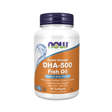 Now Foods - Omega Dha 500, Doble Concentración, 90 Cápsulas, Now