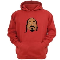 Genérico - Polerón Canguro Snoop Dog Rojo Talla S Unisex