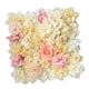 thumbnail image 3 of Panel De Pared De Flores Artificiales 15"x15" Rosa Amarillo, 3 of 3