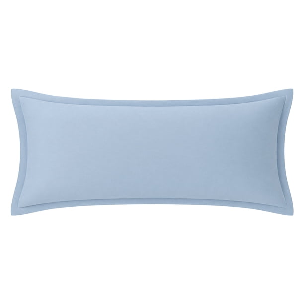 REGALWOVEN 1 Paquete de Fundas de Almohada, Fundas de Almohada de Algodón Suave y Fresco, Funda de Almohada Transpirable para Mujeres y Hombres, Resistente a las Arrugas Duradera Azul King
