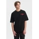 thumbnail image 1 of Polera Hombre Oversize Doble Print Negro, 1 of 4