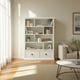 thumbnail image 3 of Librero de madera con Estanteria 140x35x180 color Blanco, 3 of 3