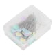 thumbnail image 5 of 100 alfileres de costura con forma de flor, de cabeza plana y recta, para proyectos de costura y bricolaje., 5 of 8