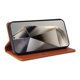 thumbnail image 4 of Funda Billetera de Cuero para Samsung Galaxy S25 Ultra con Tarjetero y Soporte - Tapa Magnética Marrón, 4 of 6