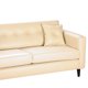 thumbnail image 3 of Sofa New Retro 3 Cuerpos Pu 00 Beige, 3 of 5