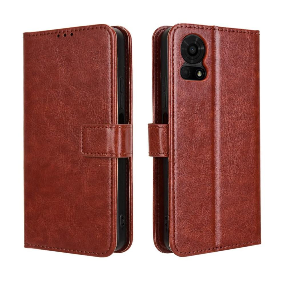 Foxdock - Funda Tipo Libro Para Tcl 50 Le, Cartera Todo‑en‑uno, Funda Multifuncional Con Tarjetero Y Correa De Muñeca Desmontable