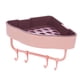 thumbnail image 4 of Estante de esquina autoadhesivo Organizador de carrito de de baño para cocina Inodoro Estantes de esquina de baño Organizador de carrito de Rosado, 4 of 5