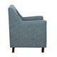 thumbnail image 3 of Poltrona Belen Lino Sidelli Azul Claro, 3 of 7