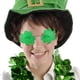 thumbnail image 5 of Gafas de disfraz de duende verde con hojas de trébol irlandés para el Día de San Patricio (1 par) de Big Mo's Toys, 5 of 7