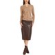 thumbnail image 2 of Suéter Ligero de Mujer INSPIRE CHIC Cuello Redondo con Botones y Manga Larga Cárdigan M Camel, 2 of 6