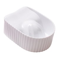 Magideal - Cuenco Para Remojar A Mano, Cuenco Para Remojar Los Dedos, Herramienta Para Decoración De Uñas, Cuenco Para Remojar Uñas A Máquina, Cuenco Para Manicu Blanco