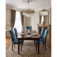 Mylhogar - Juegos De 6 Fundas Para Sillas Con Diseño Elastico