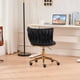 thumbnail image 4 of Silla Escritorio Giratoria Queen Base Dorada - Negro, 4 of 5