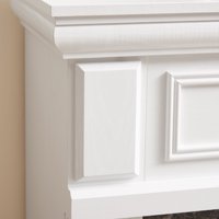M&Ms - Only Mantel (Not Included 23"" Fireplace) -White,41.34""W*14""D*40""H