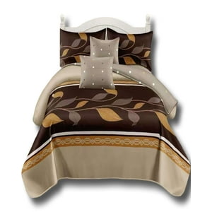 Alonso - Cobertor 9 Piezas 2 Plazas Quilt Mas Sabanas Mas Cortina De Tela