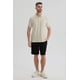 thumbnail image 4 of Polera Hombre Piqué Básica Lisa Beige - lll, 4 of 4