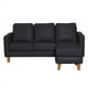 thumbnail image 1 of Seccional Venecia Intercambiable Pu Negro, 1 of 1