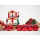 thumbnail image 2 of Pack 12 Esferas Navidad Bambalinas 6cm Adornos Para Arbolito ROJO, 2 of 4