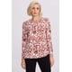 thumbnail image 1 of Polera Mujer Evasé Con Aplicación Terracota, 1 of 4