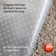 thumbnail image 3 of Protector de alfombra Hugs and Tails para mascotas, PVC de alta resistencia, 38 cm x 122 cm, 3 of 9