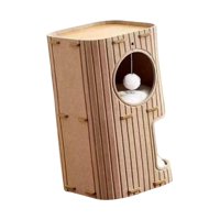 Magideal - Cama Para Gatos De 2 Pisos, Cueva, Casa Para Gatos, Túnel Cubierto, Condominio, Cama Cerrada Para Gatitos, Al Aire Libre, Gatitos, Juegos Múltiples Camello
