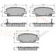 thumbnail image 1 of Pastillas Freno para auto ALLIED NIPPON ADB31586, 1 of 2
