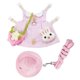 thumbnail image 2 of Conjunto De Vestido Para Mascotas Chaleco De Conejo Ropa De Disfraz Traje De Moda Diario Pink_L, 2 of 5